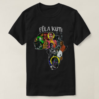Fela Kuti Africa T-Shirt - Pan-African map shirt