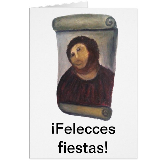 Felecces festivités ! Félicitations de l'Ecce homo (Devant)