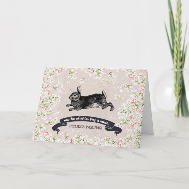 Felices Pascuas. Cartes de Pâques en espagnol (Devant)