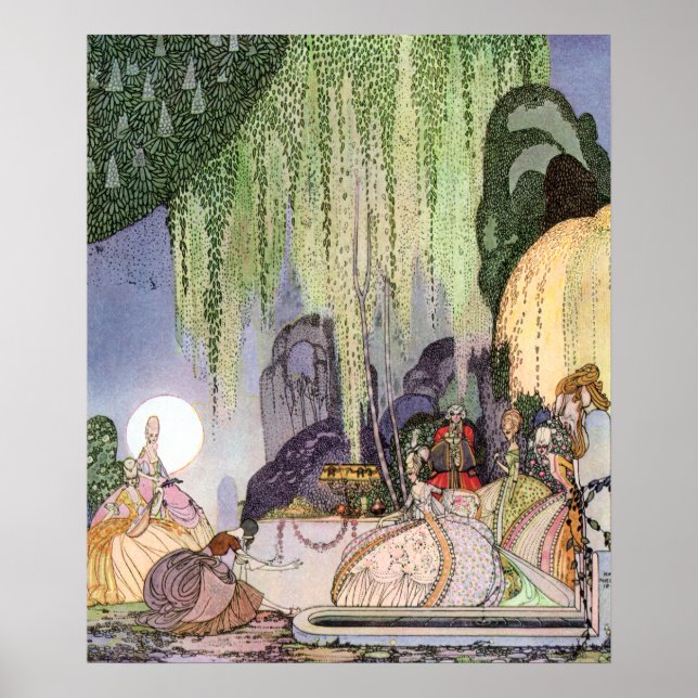 Felicia, Art Nouveau by Kay Nielsen Poster (Front)