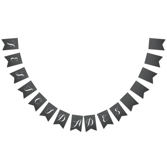 Felicidades banderín bunting flags (All)