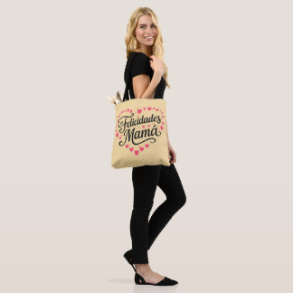 Felicidades Mamá Happy Mother's Day Calligraphy |  Tote Bag