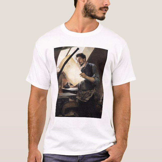 Felicien Rops  in his studio T-Shirt (Front)