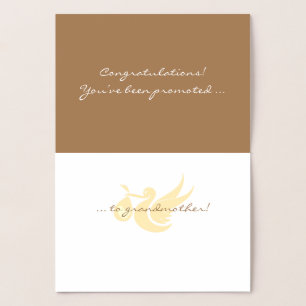 Félicitation ! Carte Foil Grand-Mère