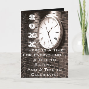 Félicitation ! Faisons la fête ! Carte de diplôme