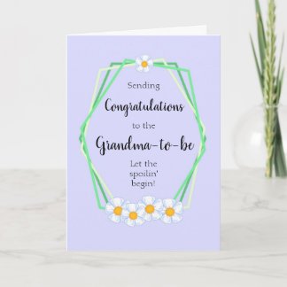 Félicitations à la carte de grand-mère