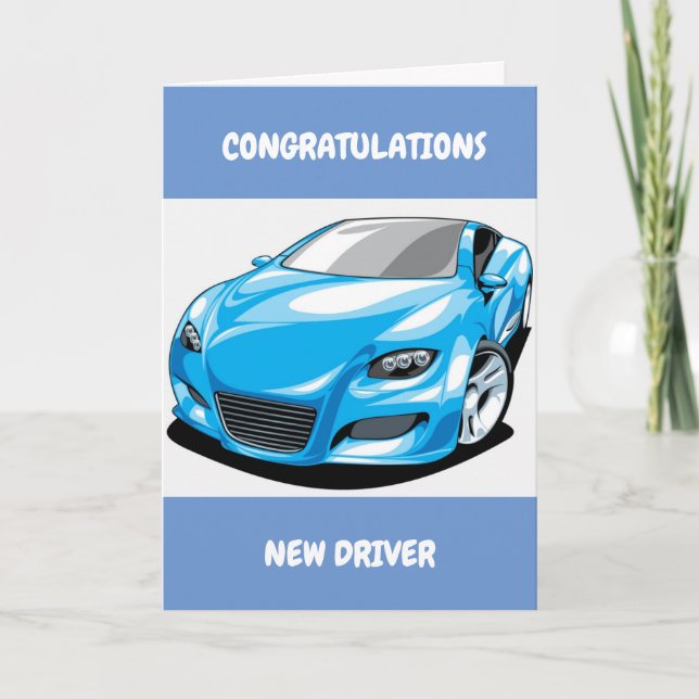 FÉLICITATIONS À LA CARTE **NOUVEAU PILOTE** (Devant)