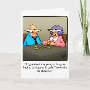 Félicitations à la retraite amusante Carte de voeu