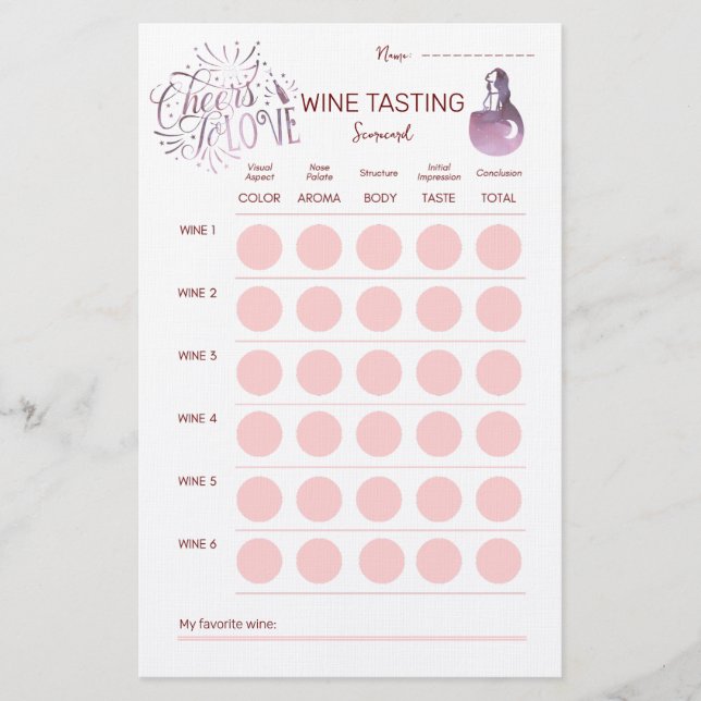 Félicitations à l'amour Carte de notation de dégus (Devant)