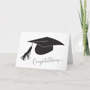 Félicitations à l'obtention du diplôme Carte blanc