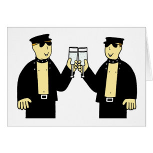 Félicitations à un Mariage gay masculin, Dessin.