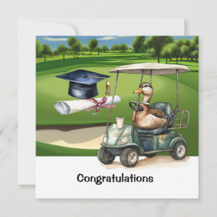 Félicitations au Golf Carte d'études supérieures
