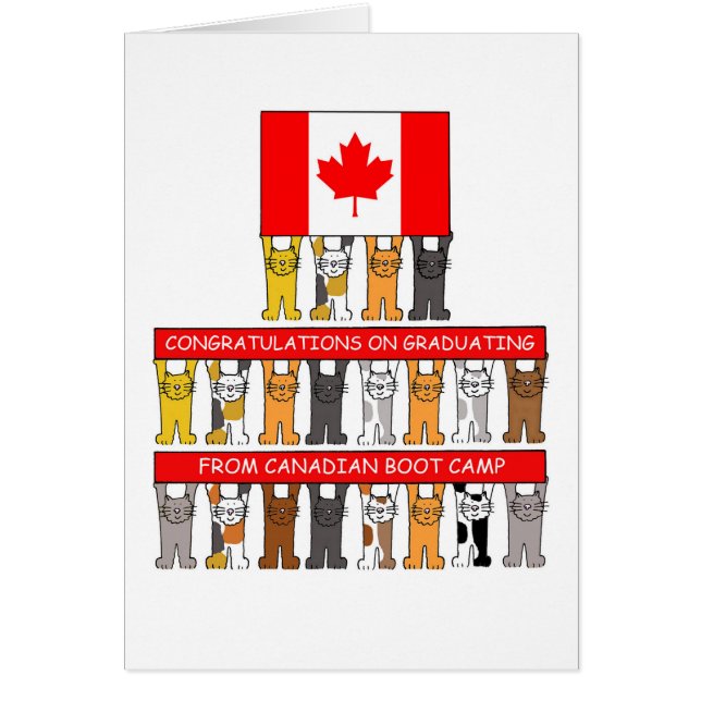 Félicitations aux diplômés canadiens des camps de  (Devant)