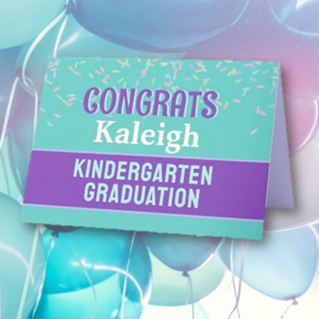 Félicitations ! ! Carte de diplôme de maternelle ! (Créateur téléchargé)