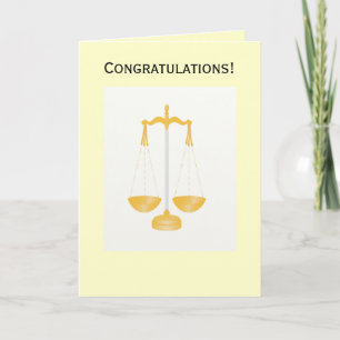 Félicitations carte de droit