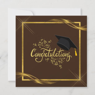 Félicitations Carte de fin d'études