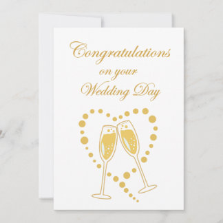 Félicitations Carte de Mariage