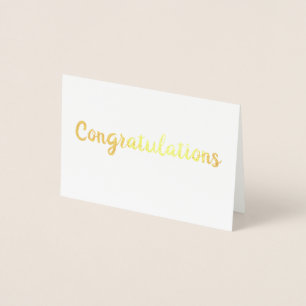 félicitations carte de style de texte simple