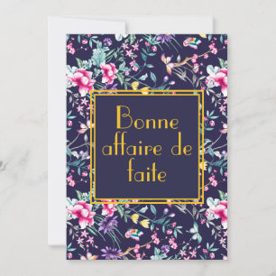 Félicitations / carte de voeux de consolation
