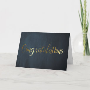 Félicitations Carte de voeux pour les diplômés ble