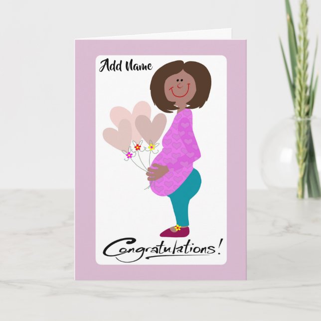 Félicitations Carte Maman Attenante (Devant)
