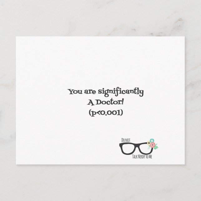 Félicitations, carte postale (Devant)