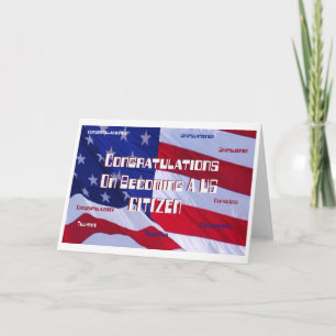 Félicitations D'Être Devenue Une Carte Citoyenne A