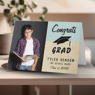 Félicitations diplômé carte de fin d'études photo