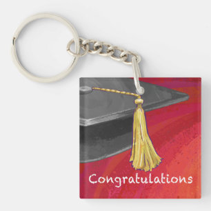 Félicitations Diplômé Noir et Rouge