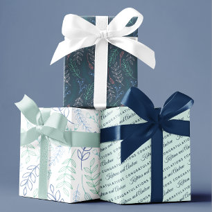 Félicitations Feuilles de papier à enveloppement f