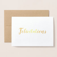 Félicitations French Congratulations Brush Script