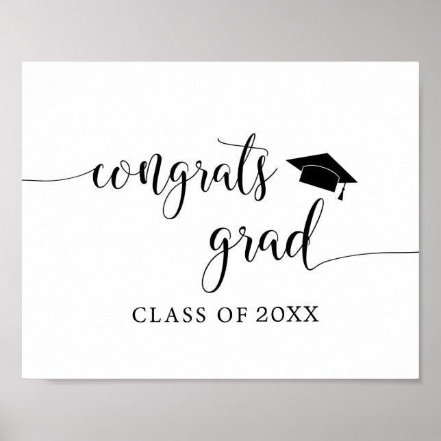 Félicitations Grad | Panneau Décorations de la fêt (Devant)