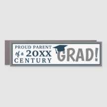 Félicitations Grand Bumper Personnalisé Magnet Nav