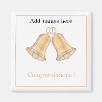 Félicitations Mariage - Magnet anniversaire