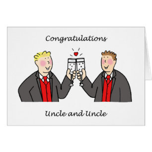 Félicitations Mariages homosexuelles à deux chambr