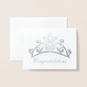 Félicitations Note Concours de carte Couronne