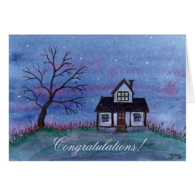 Félicitations Nouveau foyer (Devant horizontal)