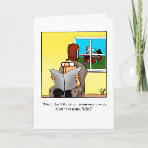 Félicitations Nouveau Humour à domicile Carte de v