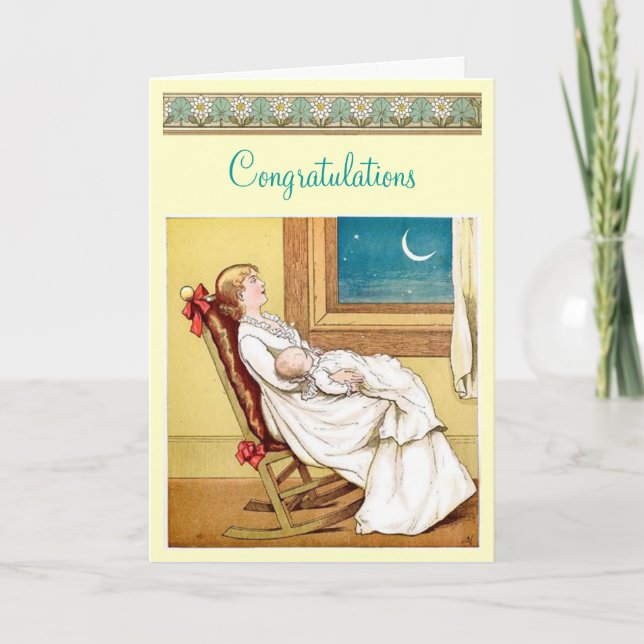 Félicitations Nouvelle carte bébé (Devant)