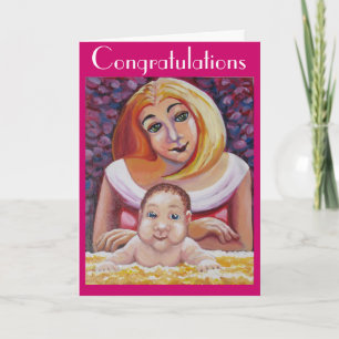 Félicitations - nouvelle carte bébé