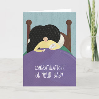 Félicitations Nouvelle carte bébé (vide)