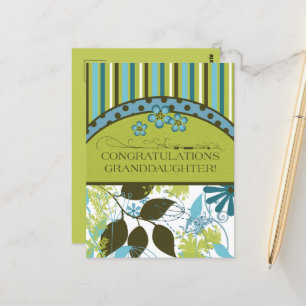 Félicitations Petite-Fille Toute Carte D'Occasion