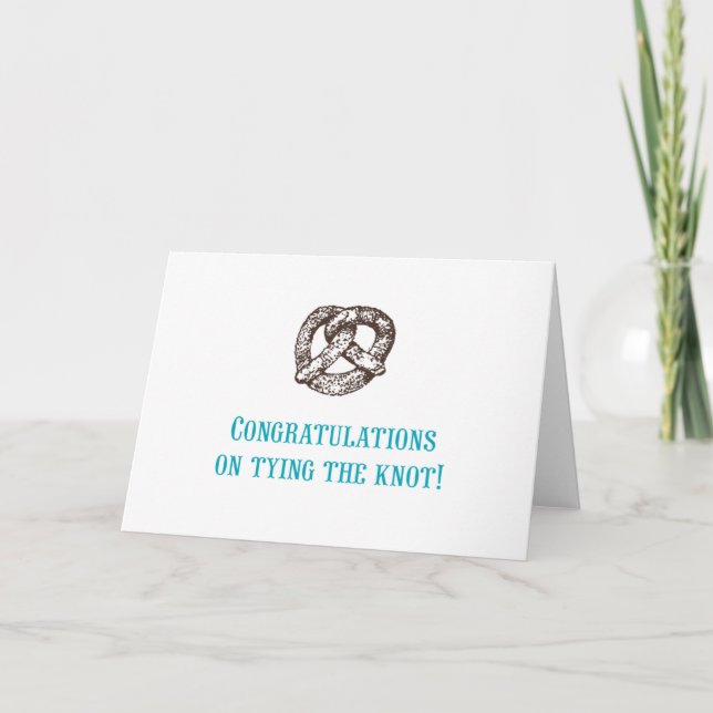 Félicitations pour avoir noué le noeud ! Carte (Devant)