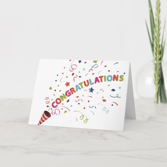FÉLICITATIONS POUR LA CARTE "TOUTE OCCASION" (Devant)