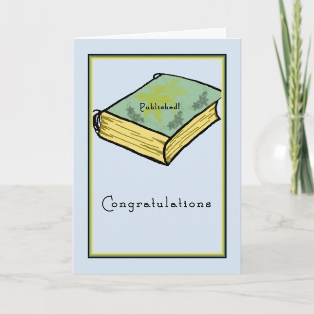 Félicitations pour la publication de la carte de v (Devant)