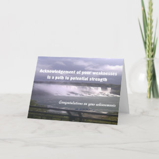 félicitations pour vos réalisations carte de voeux