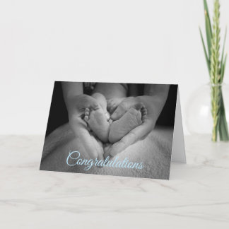 Félicitations pour votre carte bébé garçon