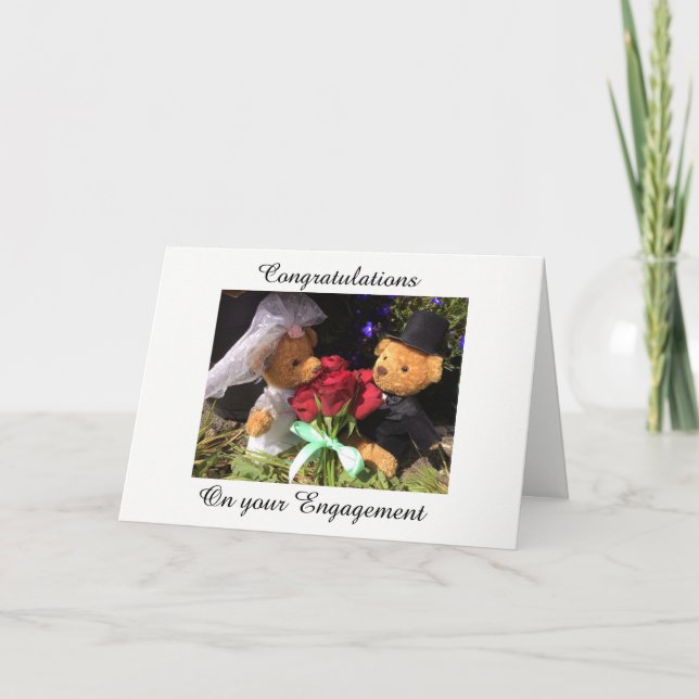 Félicitations pour votre carte de fiançailles (Devant)