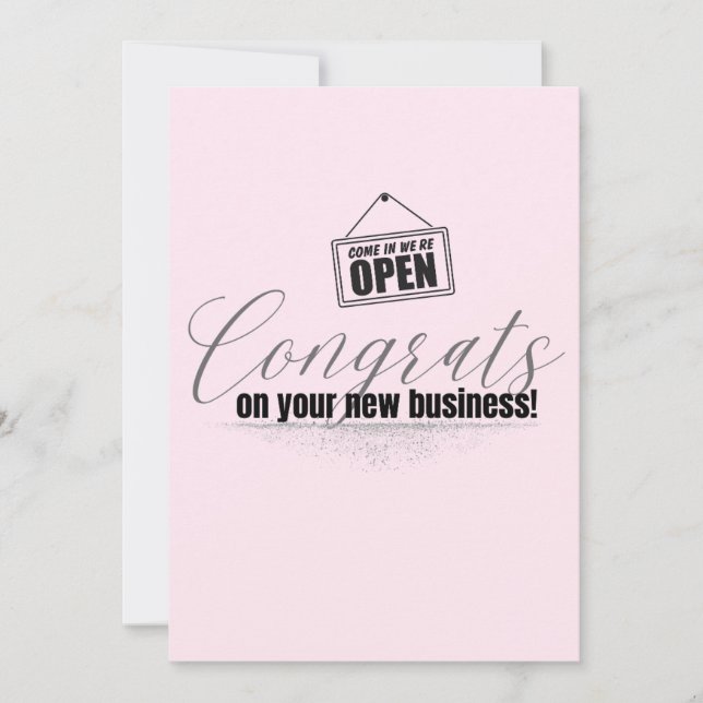 Félicitations Pour Votre Carte De Typographie Rose (Devant)