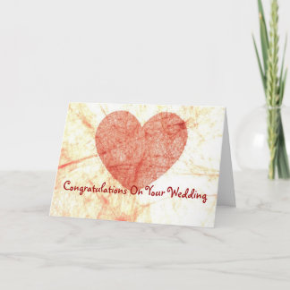 Félicitations Pour Votre Carte De Voeux Mariage